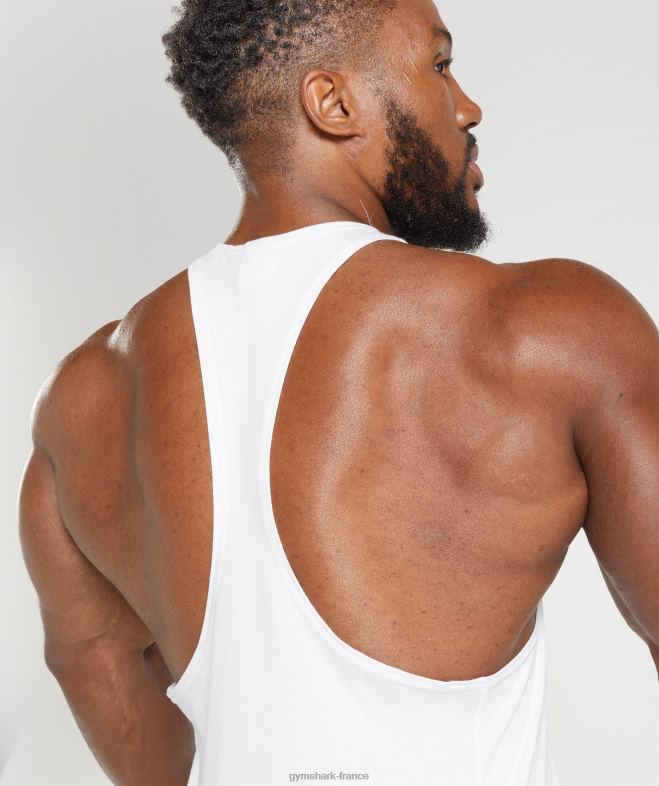 Gymshark réagir blanc Hommes 6HF28981