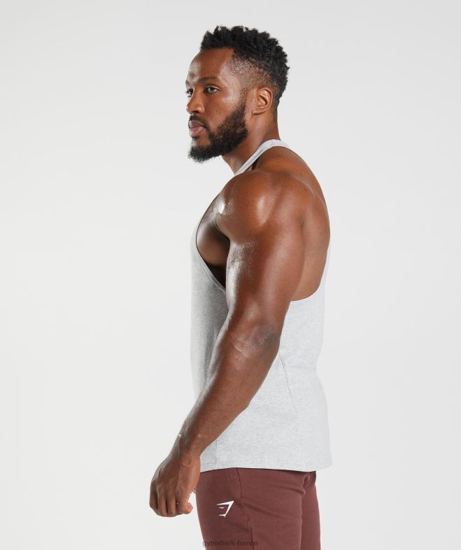 Gymshark réagir chiné à noyau gris clair Hommes 6HF28985
