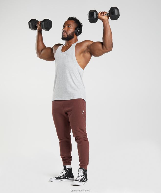 Gymshark réagir chiné à noyau gris clair Hommes 6HF28985