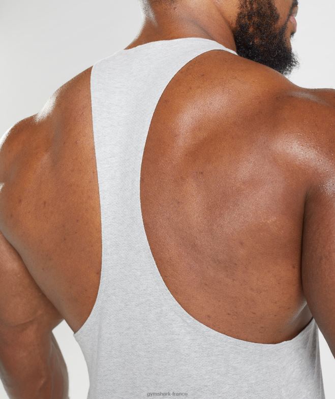 Gymshark réagir chiné à noyau gris clair Hommes 6HF28985