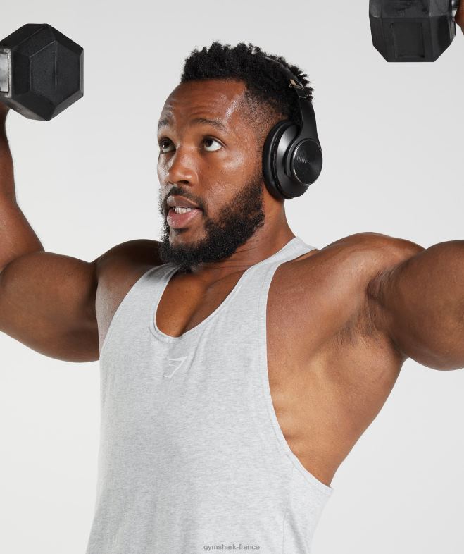 Gymshark réagir chiné à noyau gris clair Hommes 6HF28985