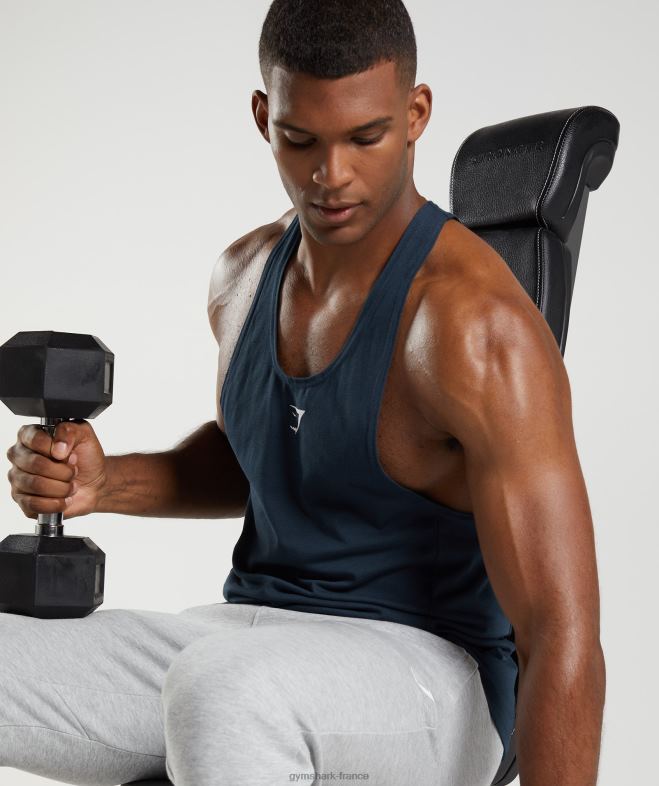 Gymshark réagir marine Hommes 6HF28986