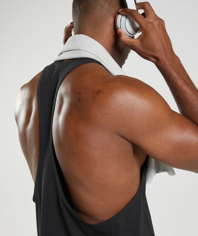 Gymshark réagir noir Hommes 6HF28984