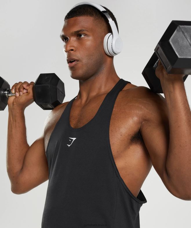 Gymshark réagir noir Hommes 6HF28984