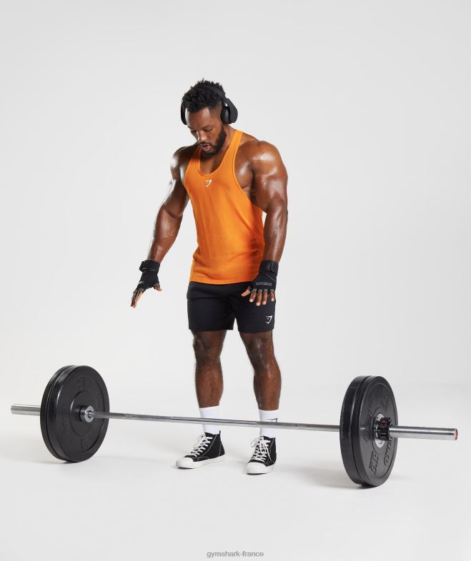 Gymshark réagir orange éclatant de soleil Hommes 6HF281025