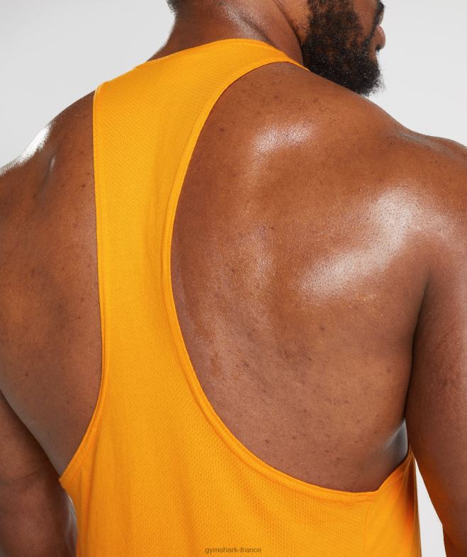 Gymshark réagir orange éclatant de soleil Hommes 6HF281025