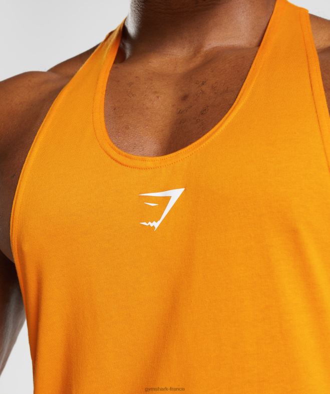 Gymshark réagir orange éclatant de soleil Hommes 6HF281025