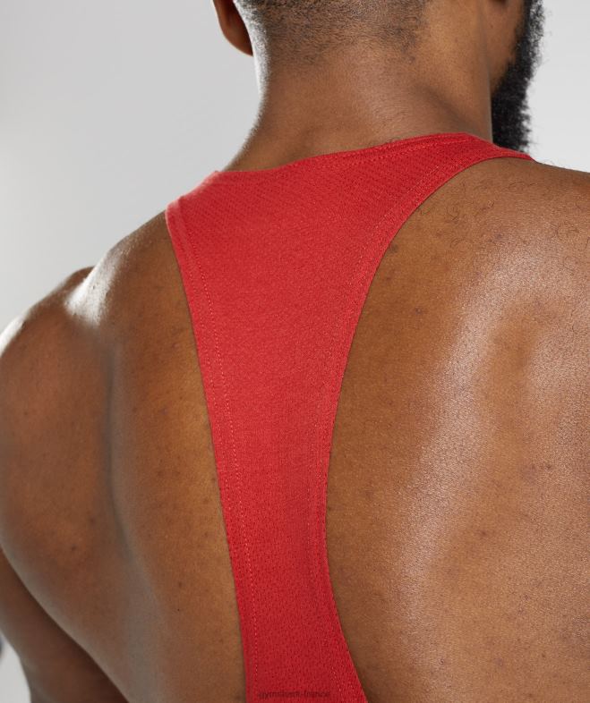 Gymshark réagir rouge salsa Hommes 6HF281023