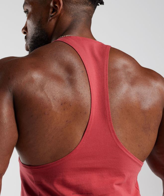 Gymshark réagir rouge séché au soleil Hommes 6HF281026