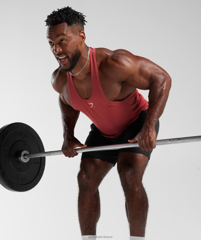 Gymshark réagir rouge séché au soleil Hommes 6HF281026