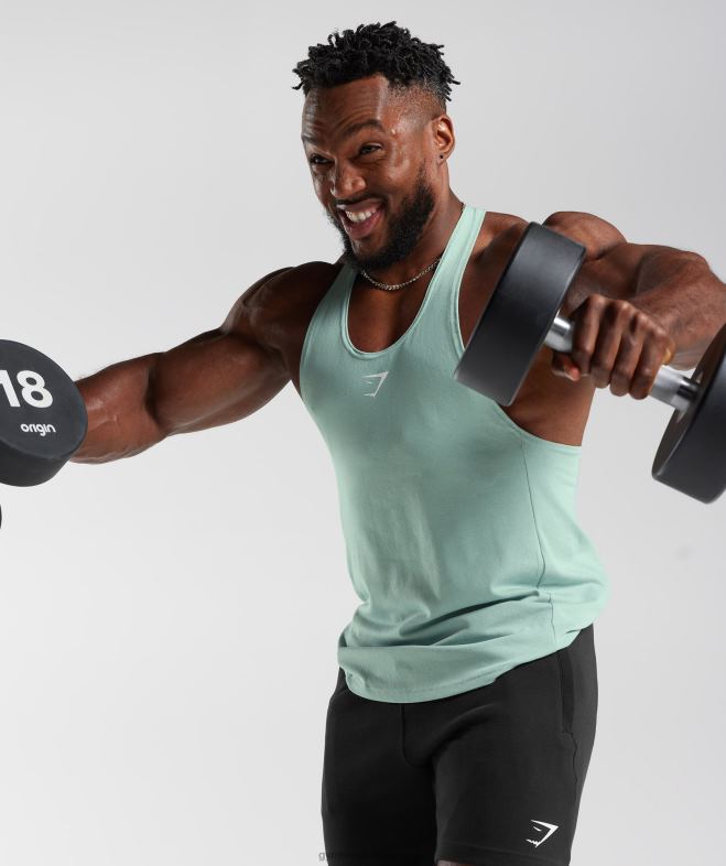 Gymshark réagir sarcelle de givre Hommes 6HF28993