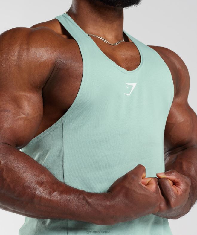 Gymshark réagir sarcelle de givre Hommes 6HF28993