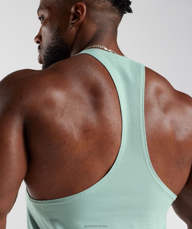 Gymshark réagir sarcelle de givre Hommes 6HF28993