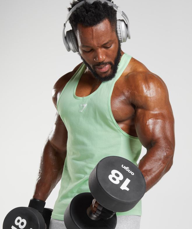 Gymshark réagir vert aloès Hommes 6HF28994