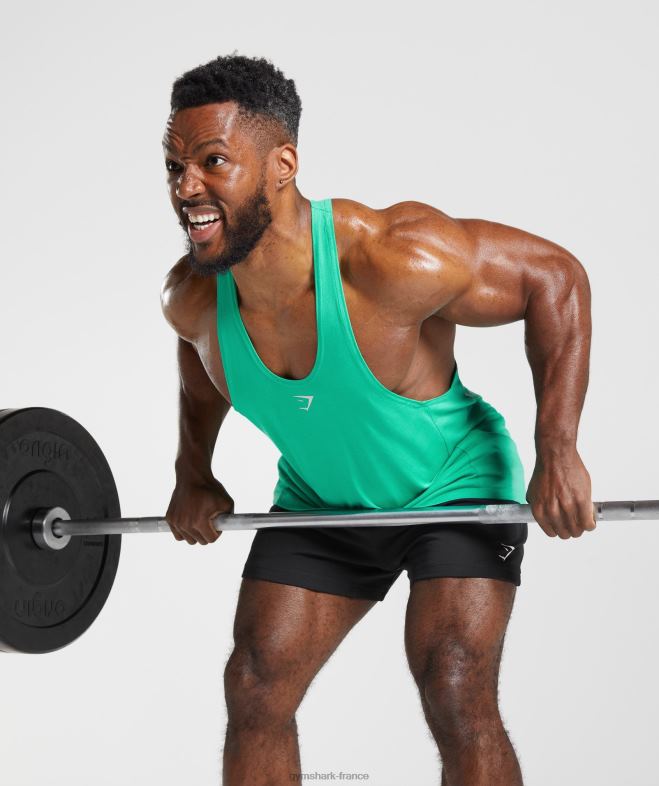 Gymshark réagir vert tropique Hommes 6HF28998