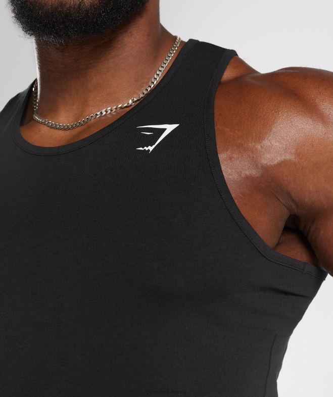 Gymshark réservoir critique 20 noir Hommes 6HF28924