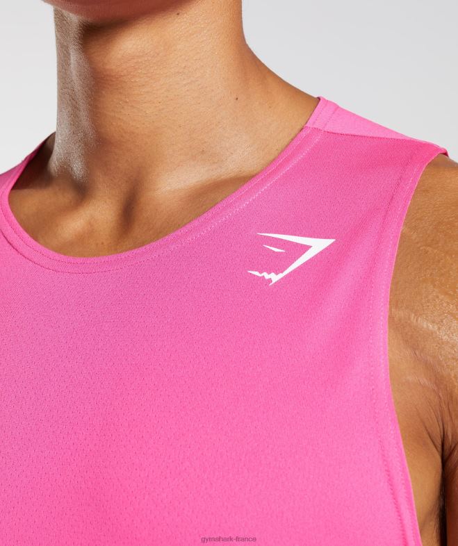Gymshark réservoir d\arrivée fuchsia brillant Hommes 6HF28957