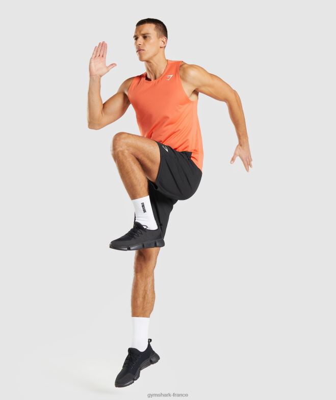 Gymshark réservoir d\arrivée papaye orange Hommes 6HF28969