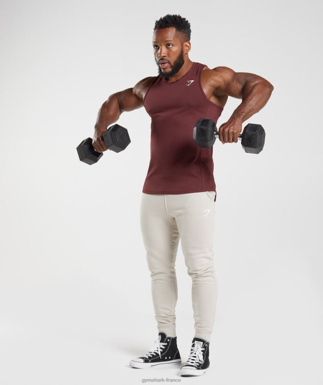 Gymshark réservoir de réaction marron cuit au four Hommes 6HF28916