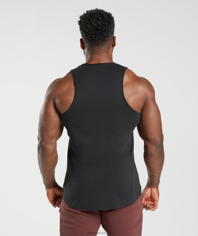 Gymshark réservoir de réaction noir Hommes 6HF28881