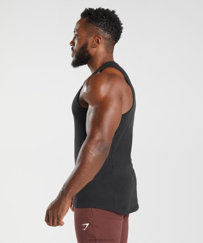 Gymshark réservoir de réaction noir Hommes 6HF28881