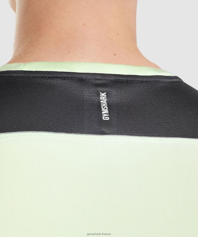 Gymshark réservoir d\évolution de vitesse concombre vert Hommes 6HF28909