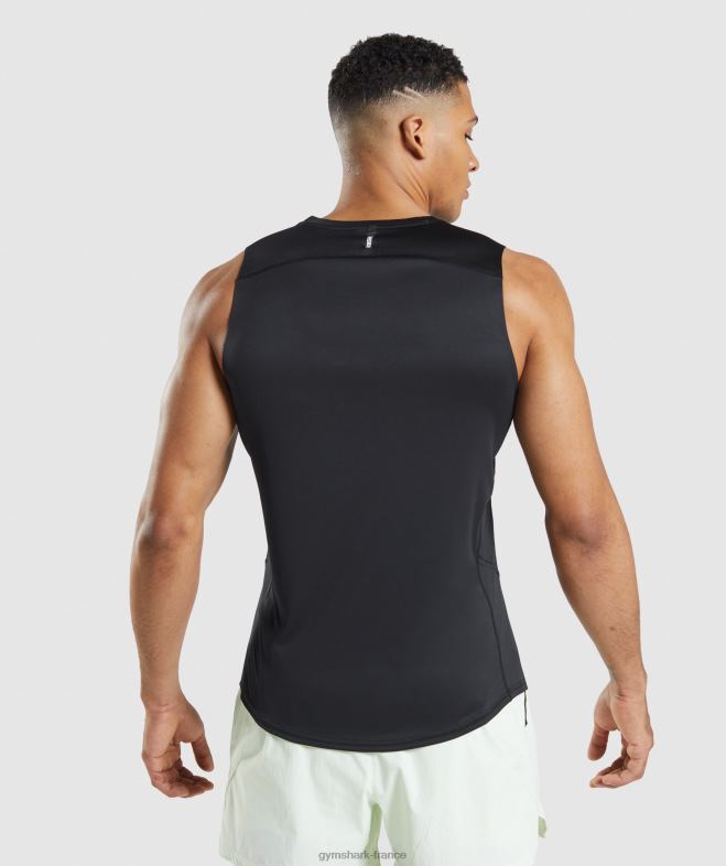 Gymshark réservoir d\évolution de vitesse noir Hommes 6HF28920