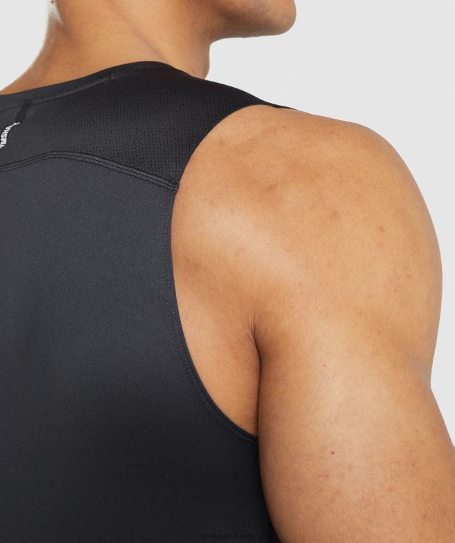 Gymshark réservoir d\évolution de vitesse noir Hommes 6HF28920