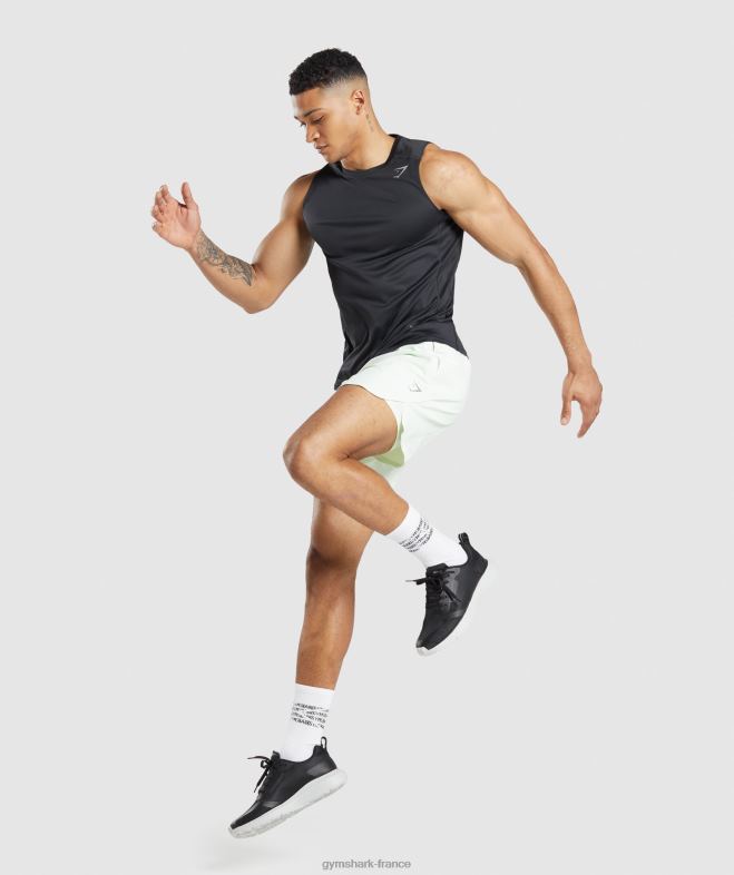 Gymshark réservoir d\évolution de vitesse noir Hommes 6HF28920