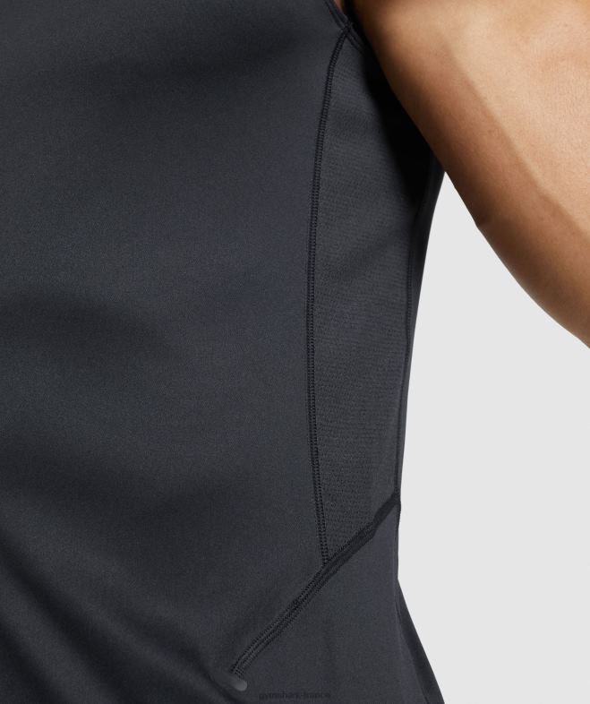Gymshark réservoir d\évolution de vitesse noir Hommes 6HF28920