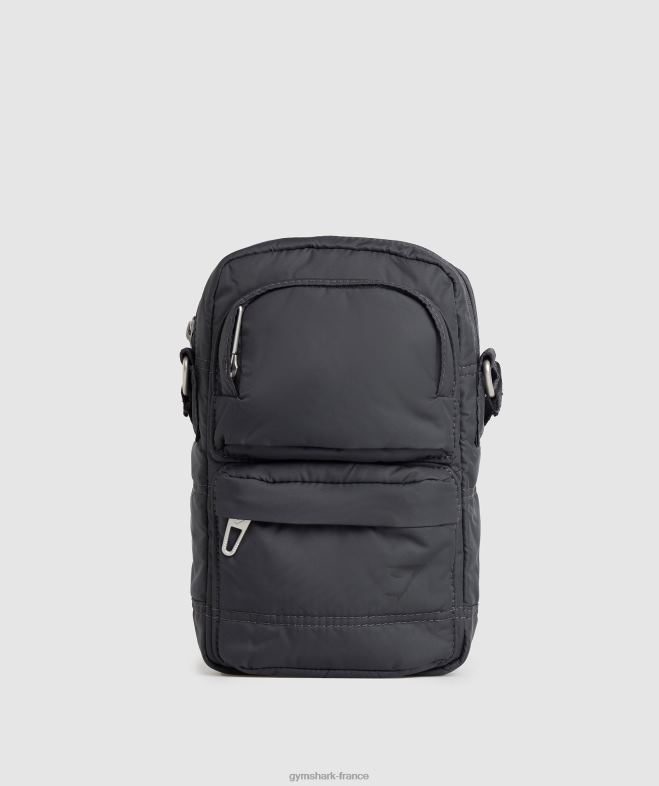 Gymshark sac à bandoulière style de vie gris onyx unisexe 6HF281083
