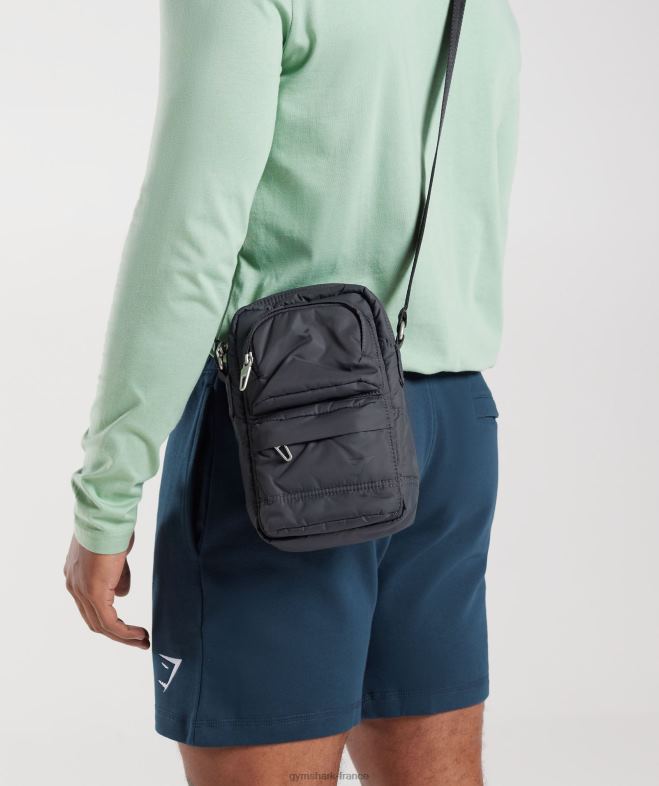 Gymshark sac à bandoulière style de vie gris onyx unisexe 6HF281083