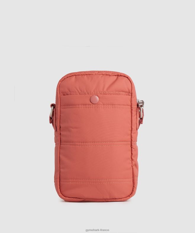 Gymshark sac à bandoulière style de vie rose terre cuite unisexe 6HF281081