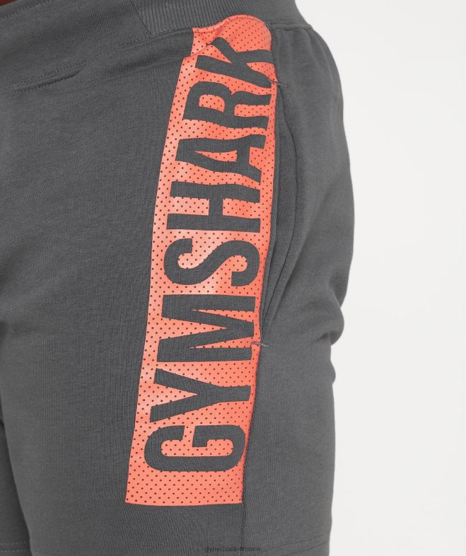 Gymshark short audacieux silhouette grise Hommes 6HF28532