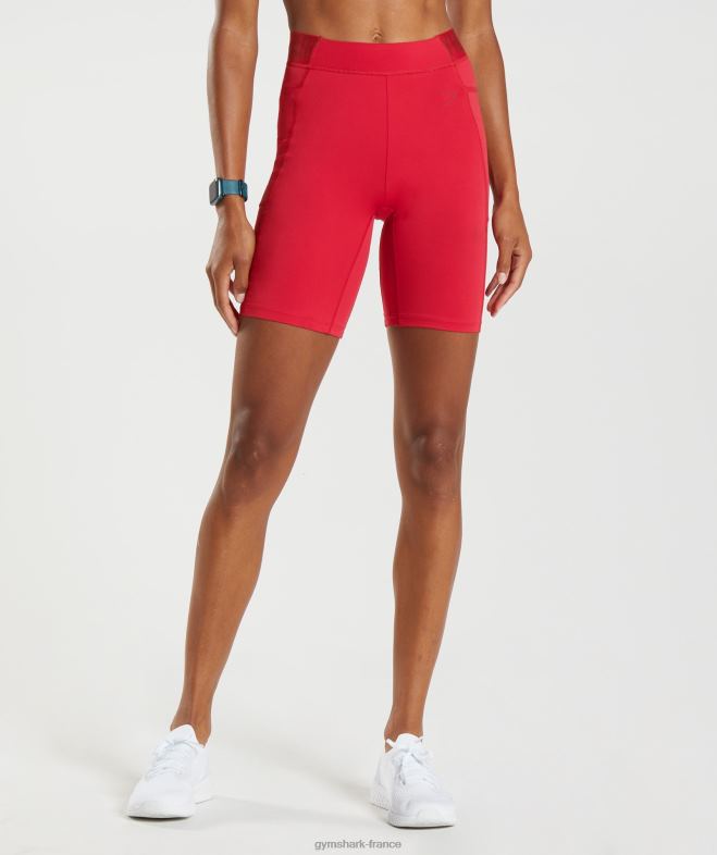 Gymshark short cycliste training brandmark rouge salsa femmes 6HF2873