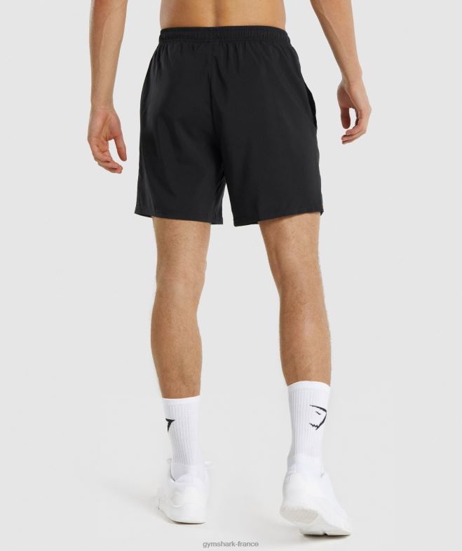 Gymshark short d\arrivée noir Hommes 6HF28510