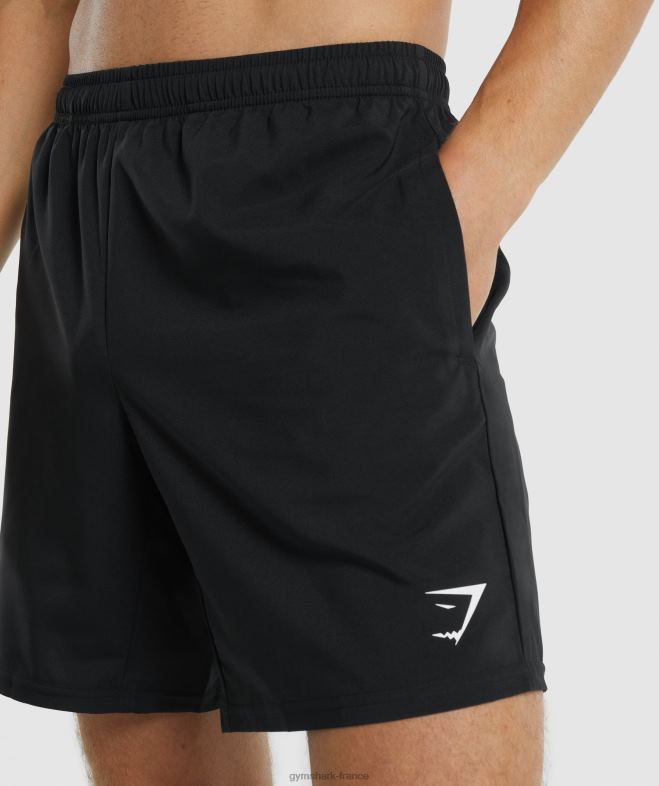 Gymshark short d\arrivée noir Hommes 6HF28510