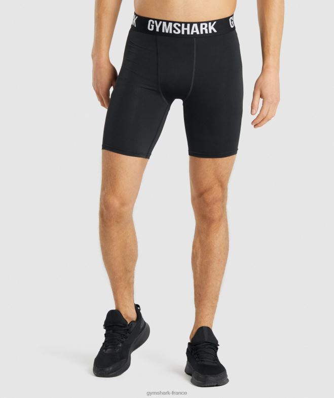 Gymshark short de base element noir Hommes 6HF281027