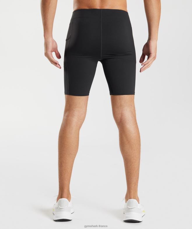 Gymshark short de contrôle noir Hommes 6HF28561