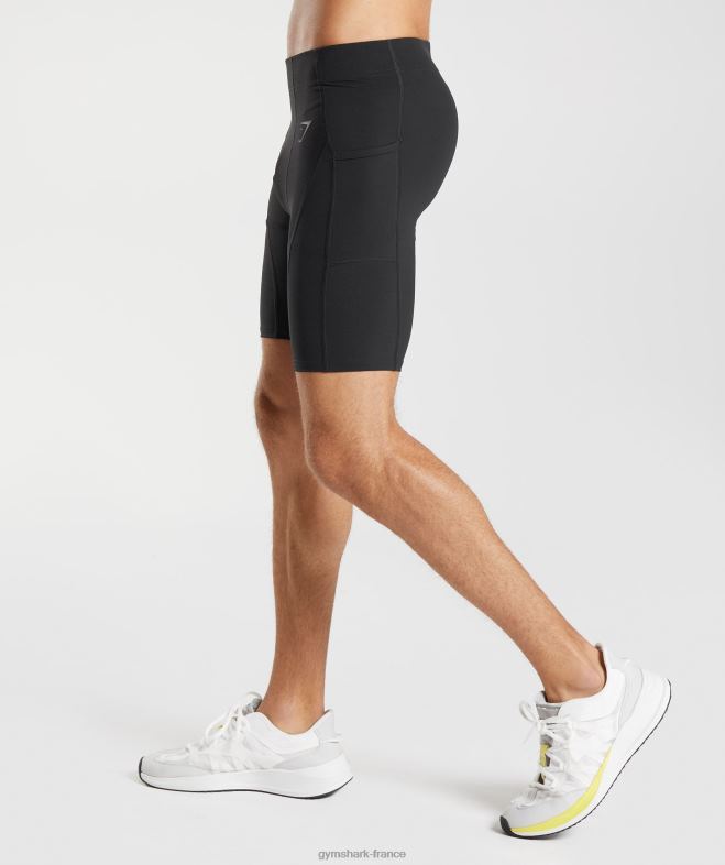 Gymshark short de contrôle noir Hommes 6HF28561