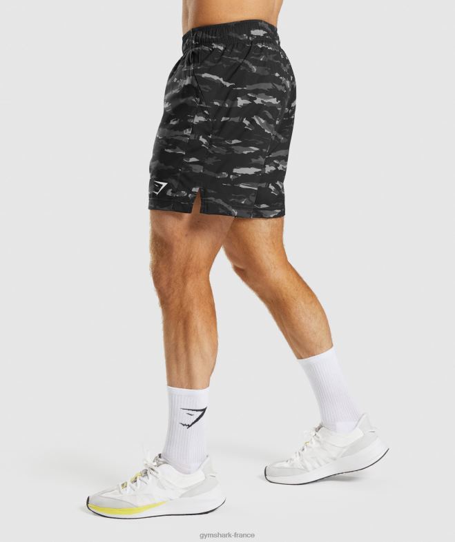 Gymshark short de sport gris onyx Hommes 6HF28528