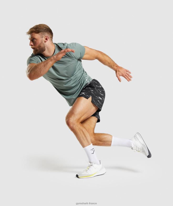 Gymshark short de sport gris onyx Hommes 6HF28528