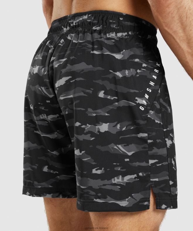 Gymshark short de sport gris onyx Hommes 6HF28528