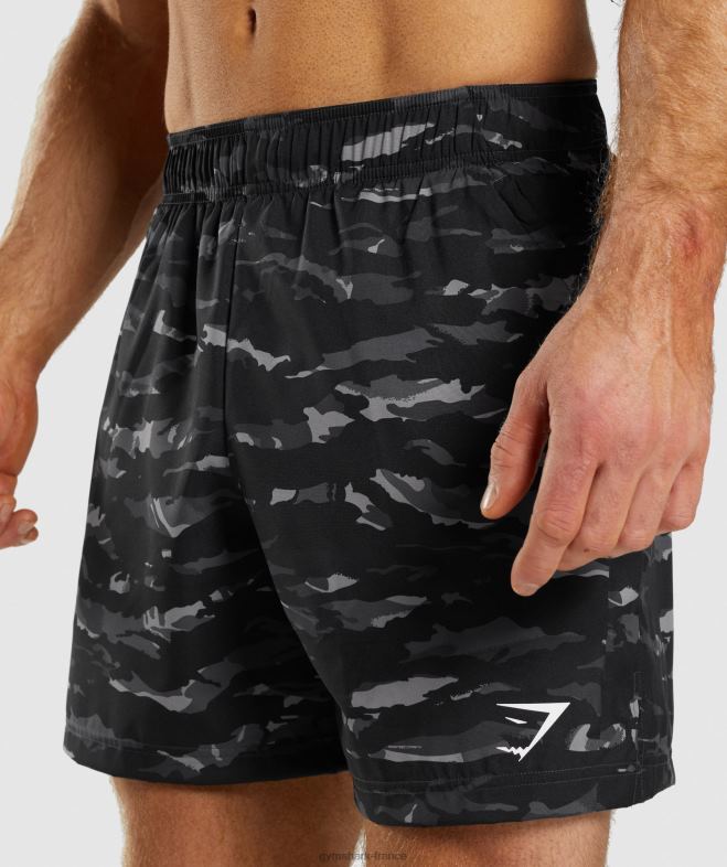 Gymshark short de sport gris onyx Hommes 6HF28528