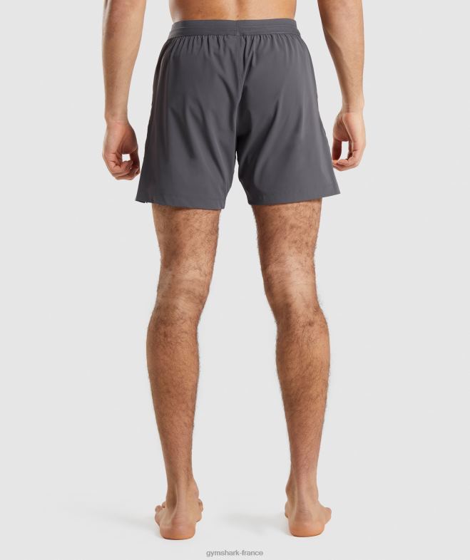 Gymshark short de studio gris onyx Hommes 6HF28559