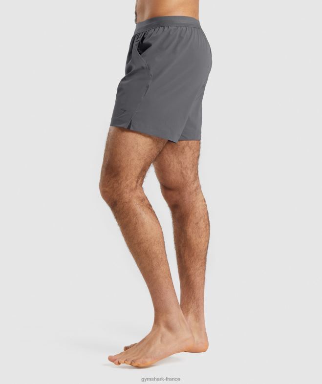 Gymshark short de studio gris onyx Hommes 6HF28559
