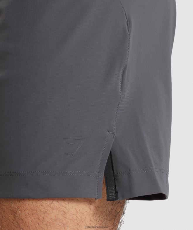 Gymshark short de studio gris onyx Hommes 6HF28559