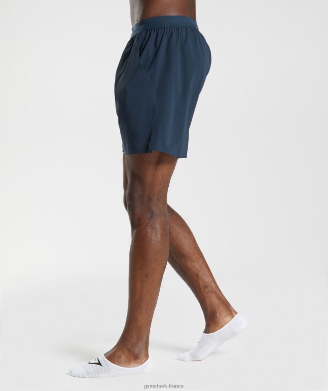 Gymshark short de studio marine Hommes 6HF28555