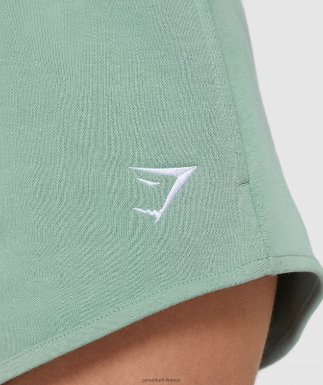 Gymshark short de survêtement d\entraînement bleu maya femmes 6HF2885