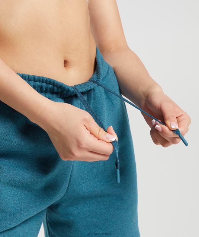 Gymshark short de survêtement pour jour de repos bleu acier chiné femmes 6HF2859